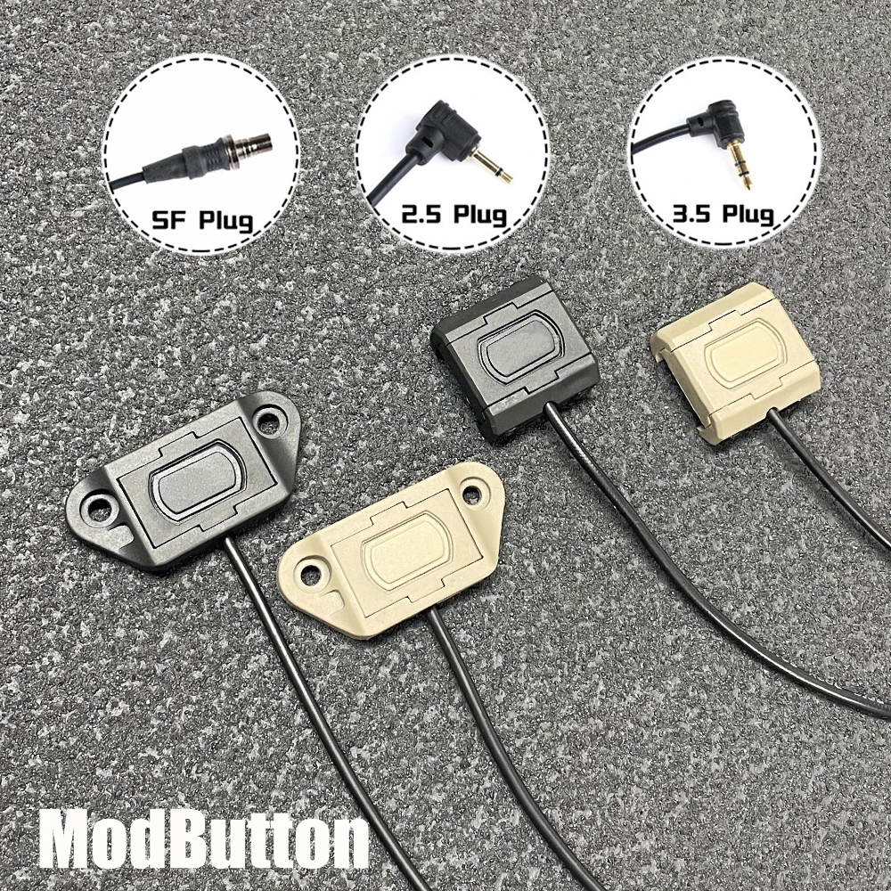 

Modbutton Pressure Remote Switch Pad for SF M300 M600 Scout Light Laser Sight DBAL PEQ15 fit Keymod M-Lok Picatinny Rail