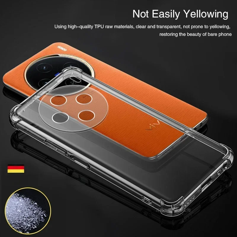 Soft Silicone Transparent Airbag Phone Case - Original Back Cover