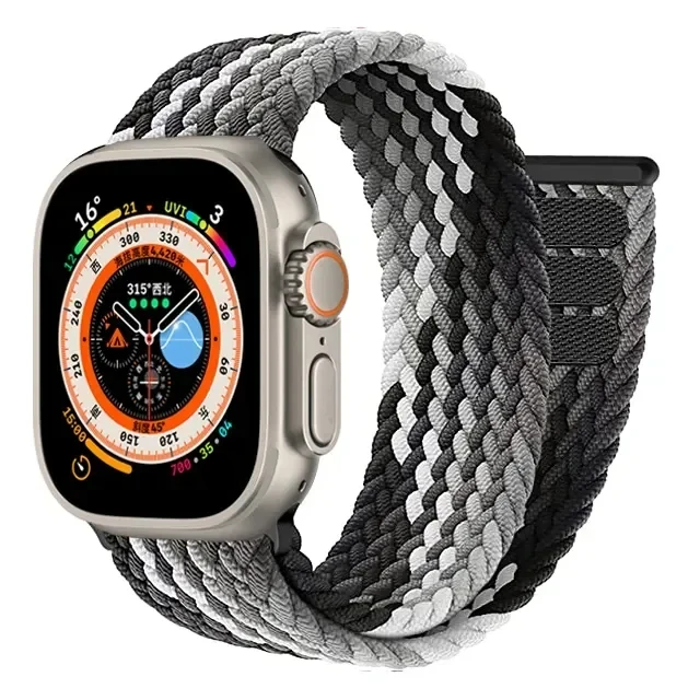 Braided Solo Loop Watch Band Strap in Premium Design