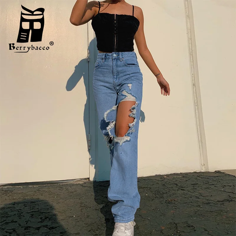 

Ripped Jeans Streetwear Y2k Pants for Women High Waist Women's Jeans 2022 Trend Urban Jean Summer Woman Shorts Korean Fashion