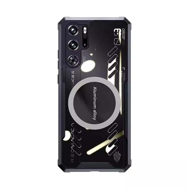 Shockproof Transparent Cooling Case with Heat Dissipation and Ventilation