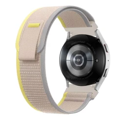 Trail Loop Bracelet, 20mm/22mm Strap with Enhanced Comfort and Style for 22mm watch band (Yellow Beige)