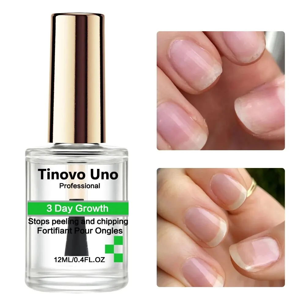 Tinovo Uno 3 Day Nail Strengthener Fast Keratin Nail Hardener for Repair Brittle Thin Nails Manicure Care Tools