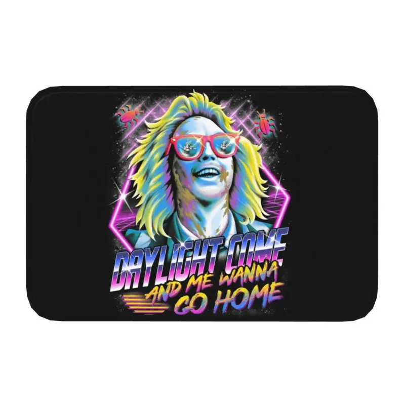 Custom It'S Showtime Halloween Movie Door Mat Pellicola Antiscivolo Tim Burton Ghost Bath Kitchen Garden Tappeto Tappeto 40*60Cm