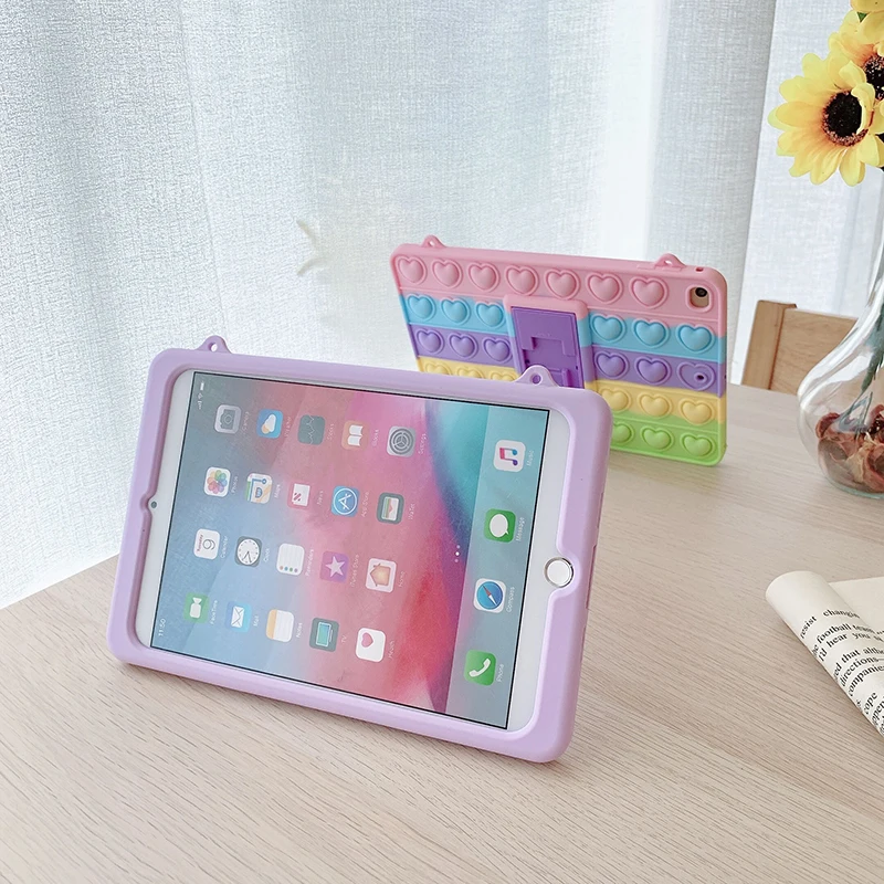 Детский силиконовый чехол-подставка для планшета Apple ipad 2019 2020 2021 10 2 Air Mini 6 5 4 3 2017 2018