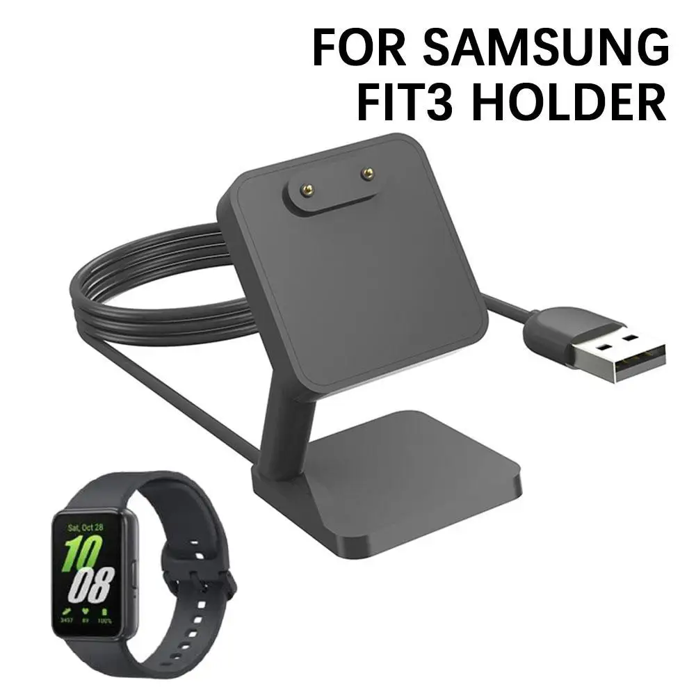 

Desktop Stand Charger Adapter USB Charging Cable Dock Station Holder For Samsung Fit 3 R390 Smart Band Power Charge Accesso V7L5