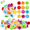 4pcs Smart Egg Matching Toys Children Early Educational Montessori Learning Toys Color Shape Vehicle Vegetable Cognition Toy DDJ 1