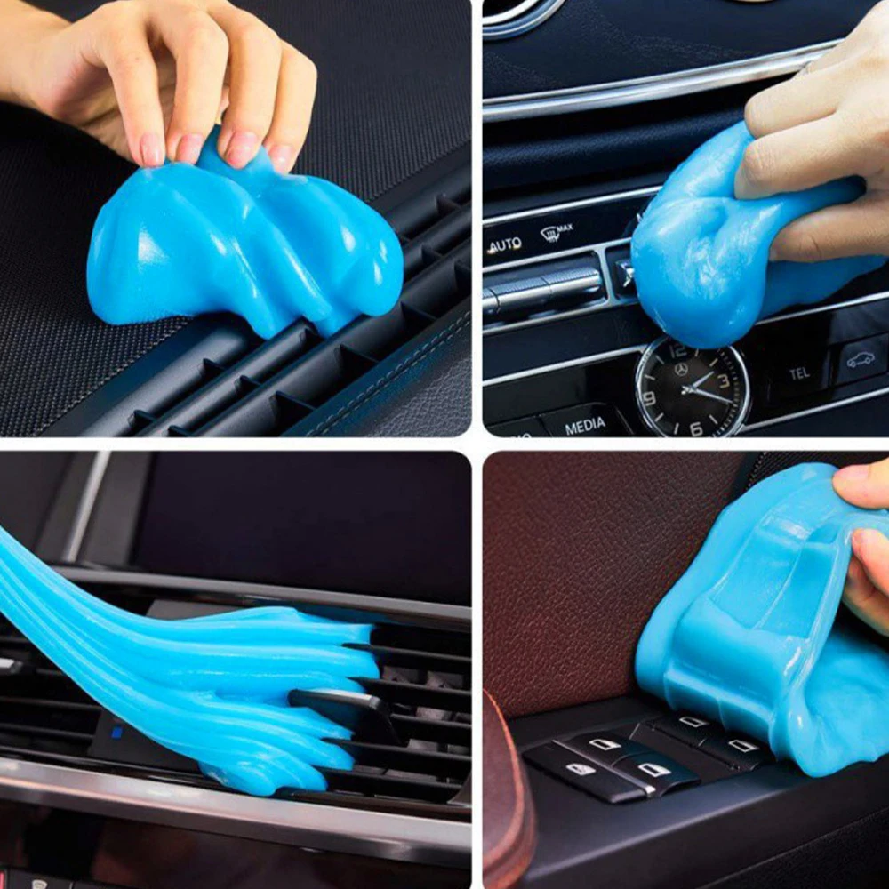 Car Dust Dirt Cleaning Gel Slime Magic Car Dust Cleaner Gel Remover  Reusable Mud Clay Auto Interior Air Vent Keyboard Clean Tool - AliExpress