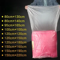 50pcs Extra Large Plastic Flat Pockets Quilt Clothes Moisture-proof Dustproof Bags   Furniture Packag PE Top Open Thin Film Bag 1