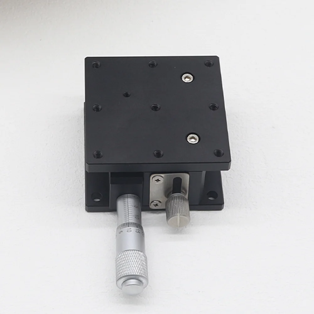 Z Axis 60mm LZ60 Mobile Optical Displacement Fine Tuning Platform Height Adjustable Lifts Stage Sliding Table Trimming Station