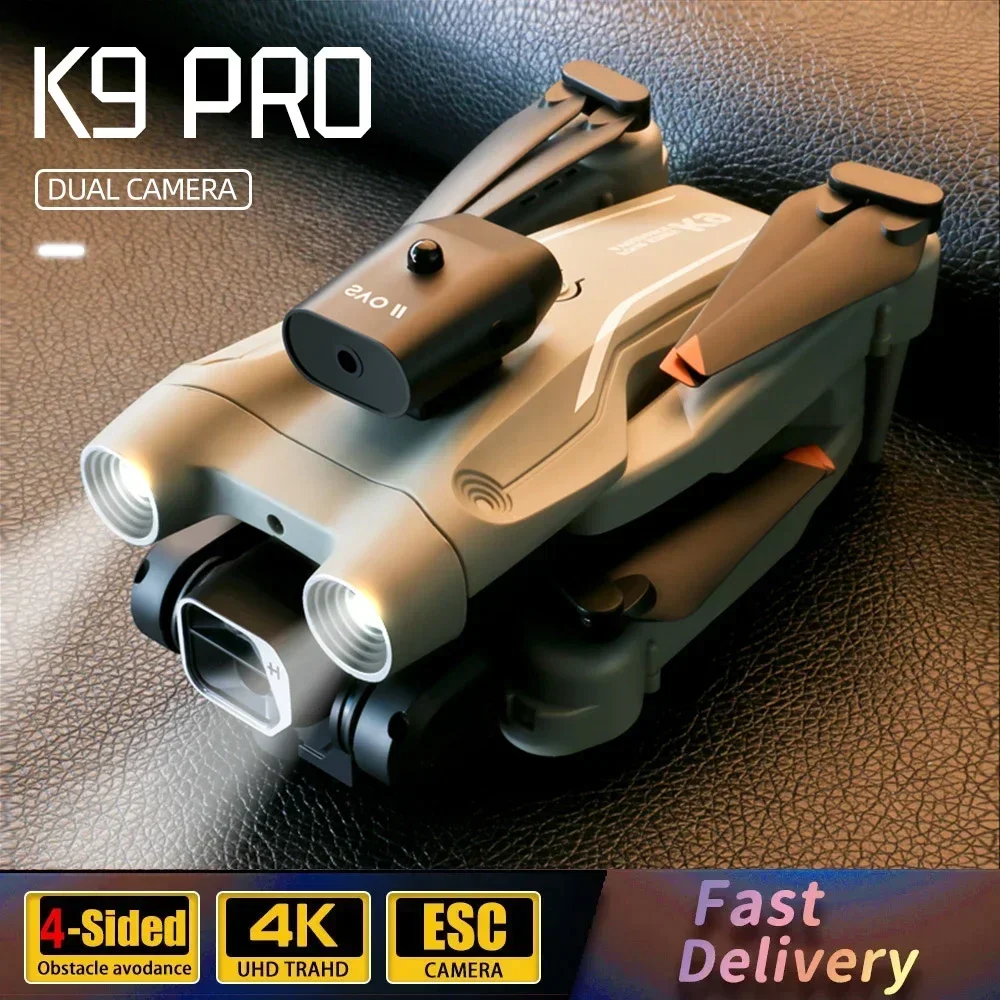 

Квадрокоптер K9Pro RC 4K с широкоугольной оптической камерой 1080P