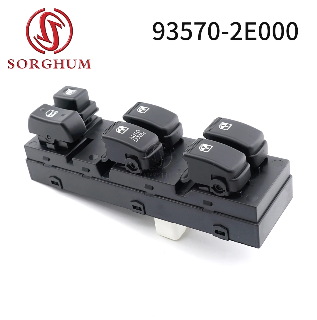 

SORGHUM 93570-2E000 For Hyundai Tucson JM 2004 2005 2010 Car LHD Front Left Power Window Switch Lifter Button 14Pins 935702E000