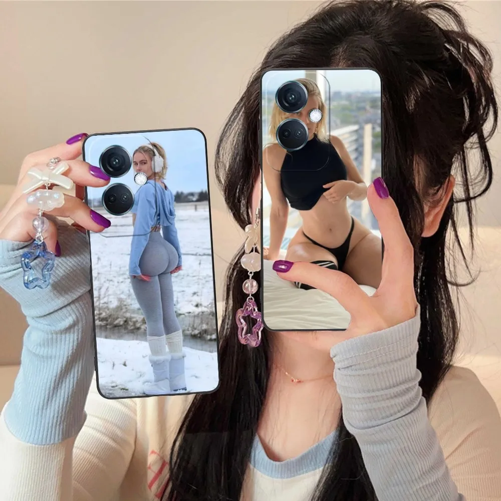 Vera Dijkmans Mobile Cell Phone Case For Oppo Find X5 X3 X2 A93 Reno 8 7 Pro A74 A72 A53 Black Soft Phone Cover Funda