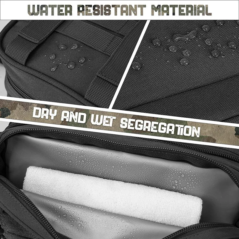 1000D Tactical Toiletry Bag Molle EDC Organizer Pouch Utility Men Large Capacity Travel Storage Case for Outdoor Hunting Camping 4