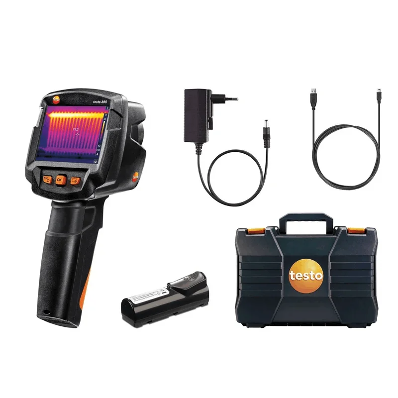 Testo 865 100% 터미널 이미징 카메라, 핫 기반 이미지 온도계, 신제품 및 오리지널