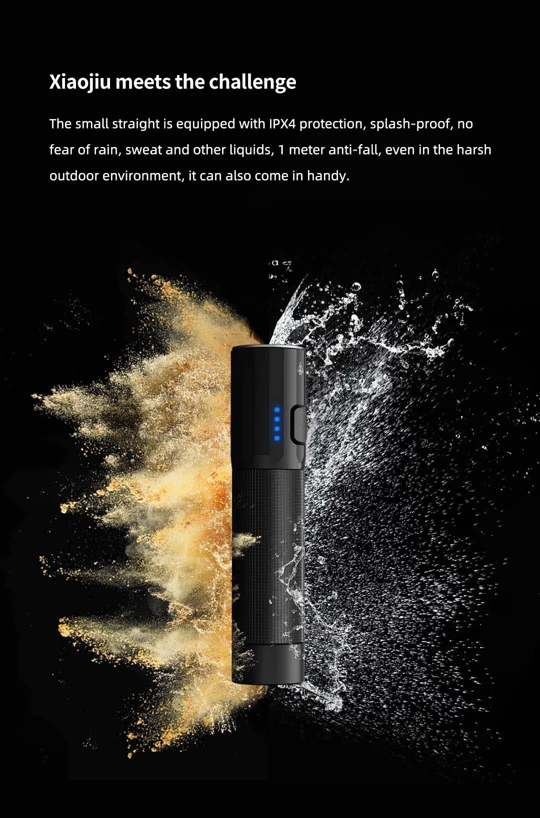 Xiaomi Nextool Outdoor Strong Light Straight Flashlight