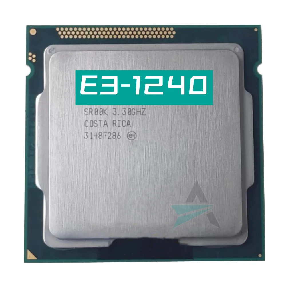 Xeon E3-1240 E3 1240 3.3 Ghz Processore Cpu Quad-Core A Otto Thread 8M 80W Lga 1155