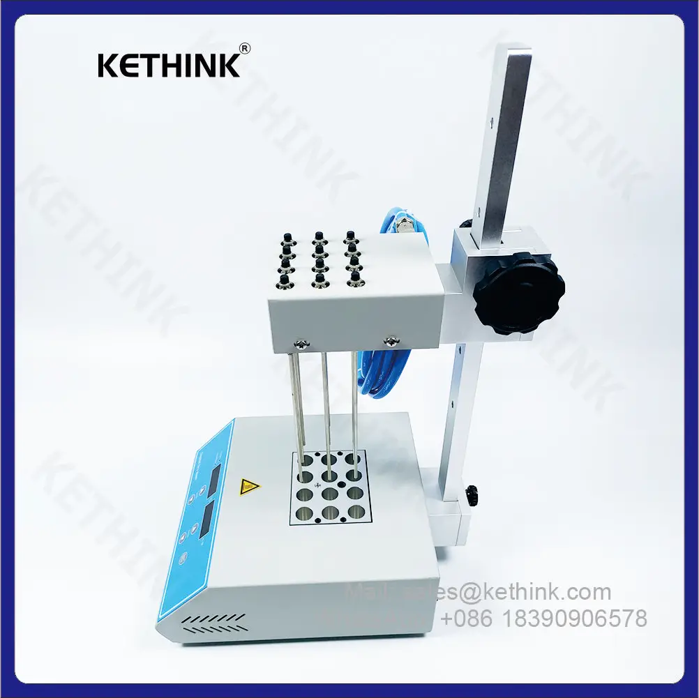 KETHINK 실험실 장치 KT-ND200-1, 휴대용 액체 샘플 농축 기계, 질소 샘플 농축 장치