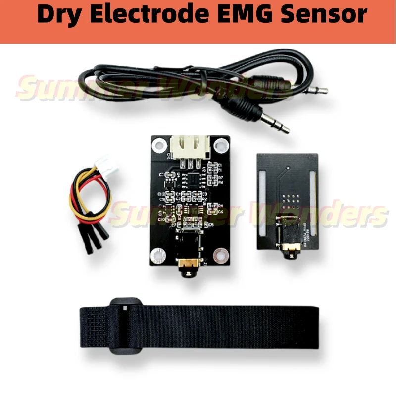 Sensores Musculares Wearable Eletrodo Seco Biosensor de Baixa Potência Arduino Stm32 Dispositivo Faça Você Mesmo Fornecer Código Demo Livre Emg