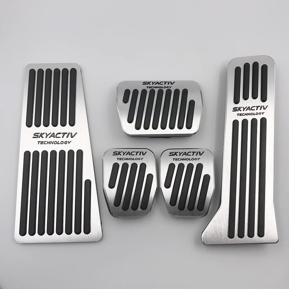 Car Fuel Foot Pedal Brake Pedal Cover For Mazda 2 3 BL BM 6 GH GJ CX-5 CX5 CX 5 CX3 CX7 CX9 2015 Accessories pedal cover