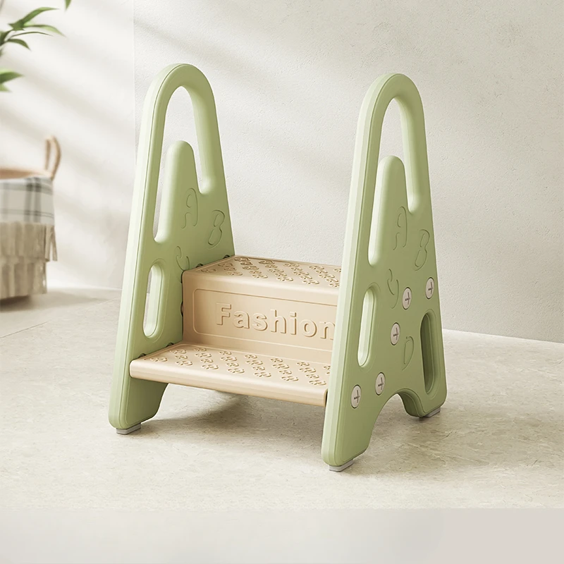Toilet Steps for Kids 2 Steps Stool Toddler Non-Slip Bathroom Kids Stepping Stool Heightened Kitchen Counter Helper for Children