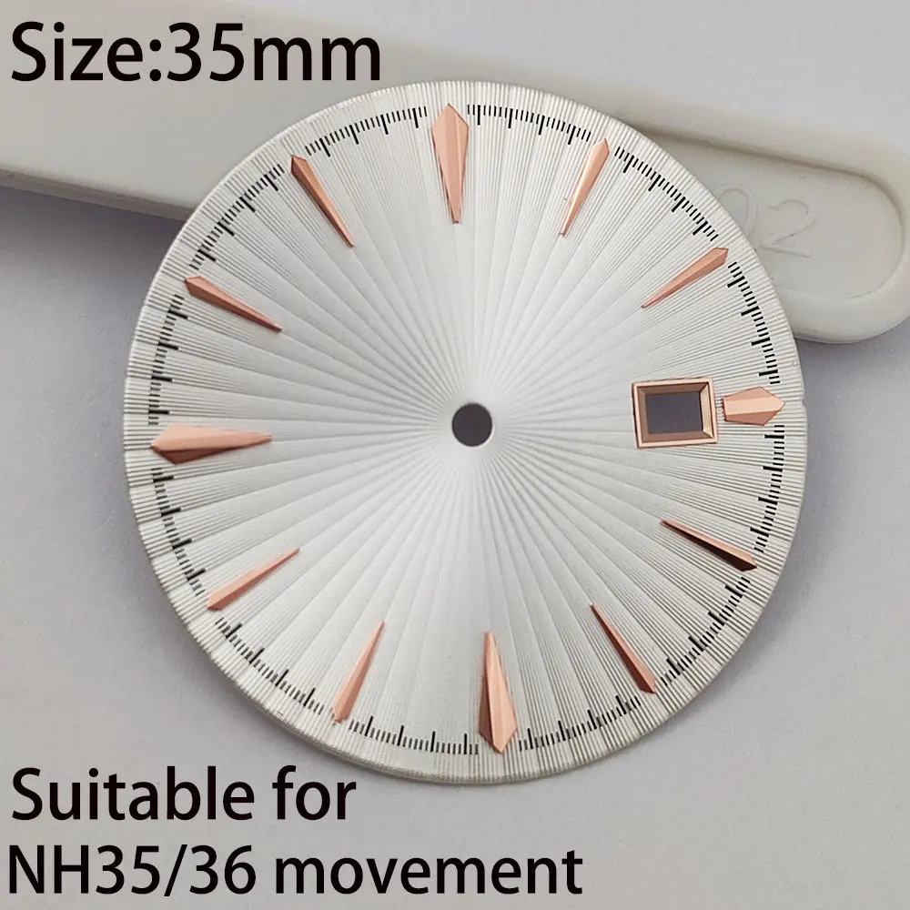 Fashionable 35mm Watch Dial in Various Colors