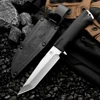 HUANGFU High quality 9CR18MOV outdoor knife fixed blade wilderness survival knife men's gift rescue knife hiking hunting knife 3