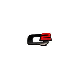 Glossy Black Badge Car Stickers for Alfa Romeo Rear Boot Accessories (Q2)