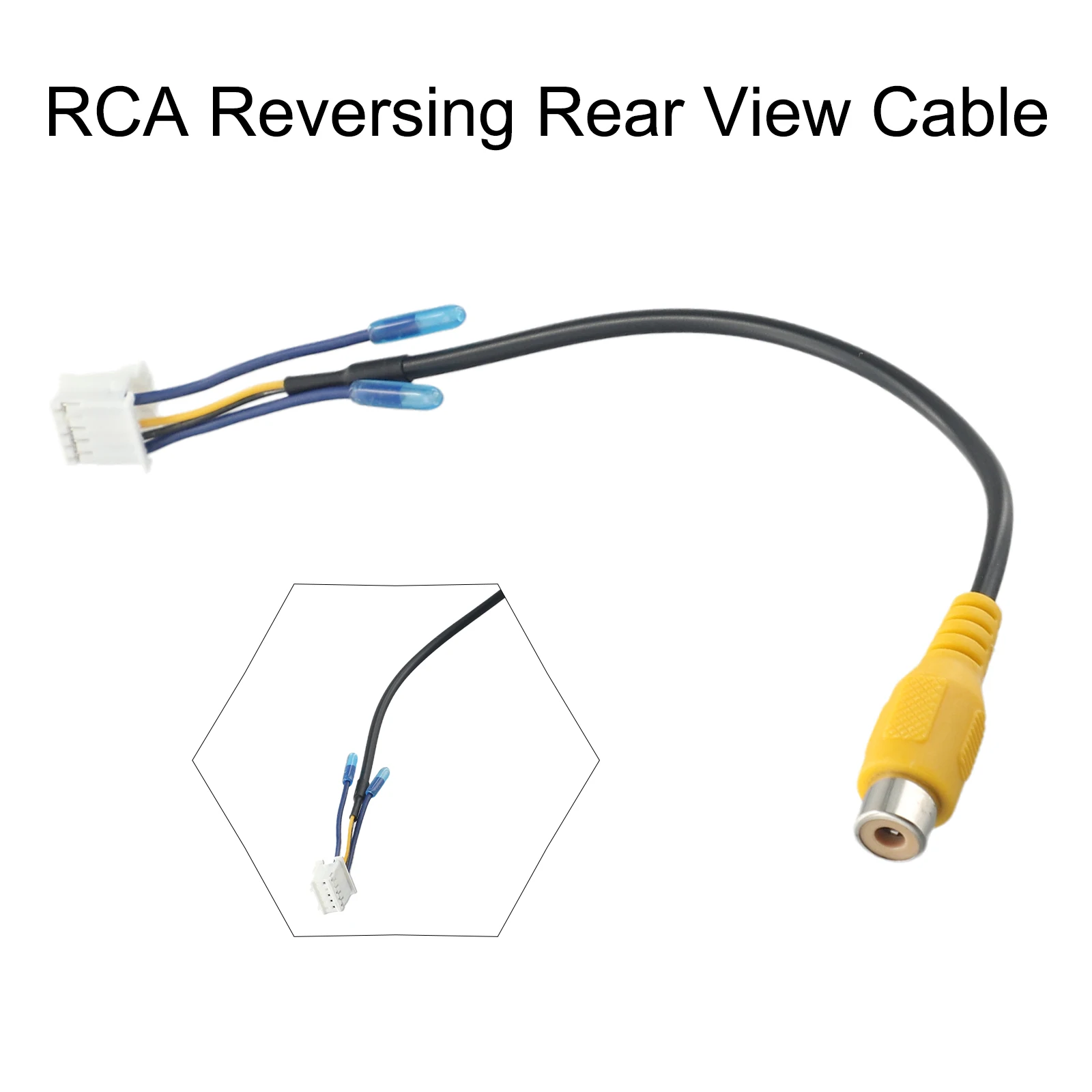 

10Pin Car Rear View Backup Camera Cable Adaptor Car RCA Reversing Rear View Cable Adaptor For Stereo Radio DVD Cable Connector