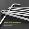 9PCS L Type Double-End Screwdriver Hex Wrench Set Allen Key Hexagon Flat Ball Torx Star Head Spanner Key Set Hand Tools 4