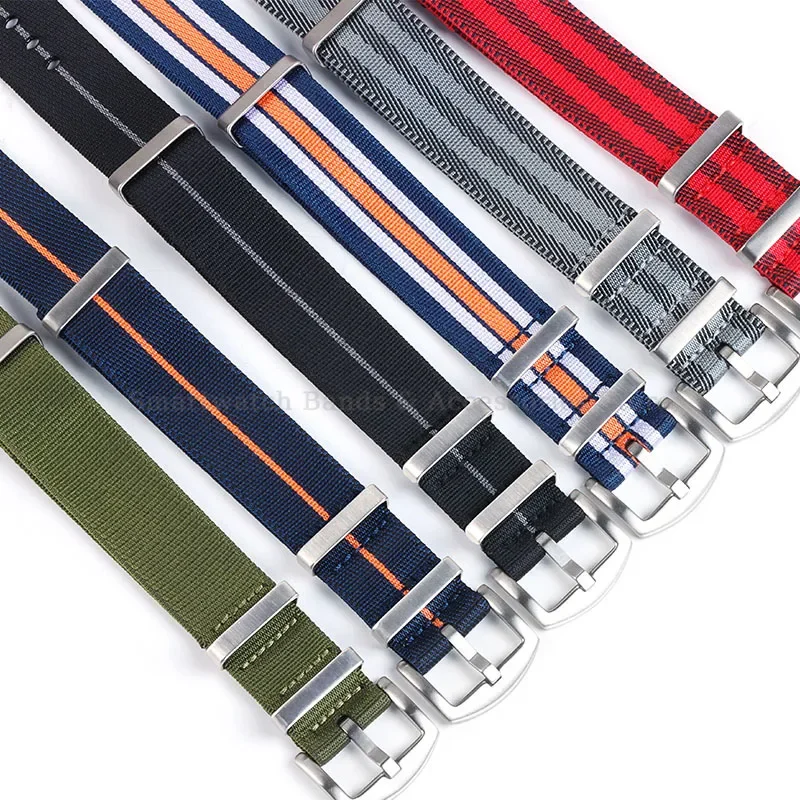 Braided Nylon Universal Watch Band Bracelet - Sport Wristband in Multiple Sizes