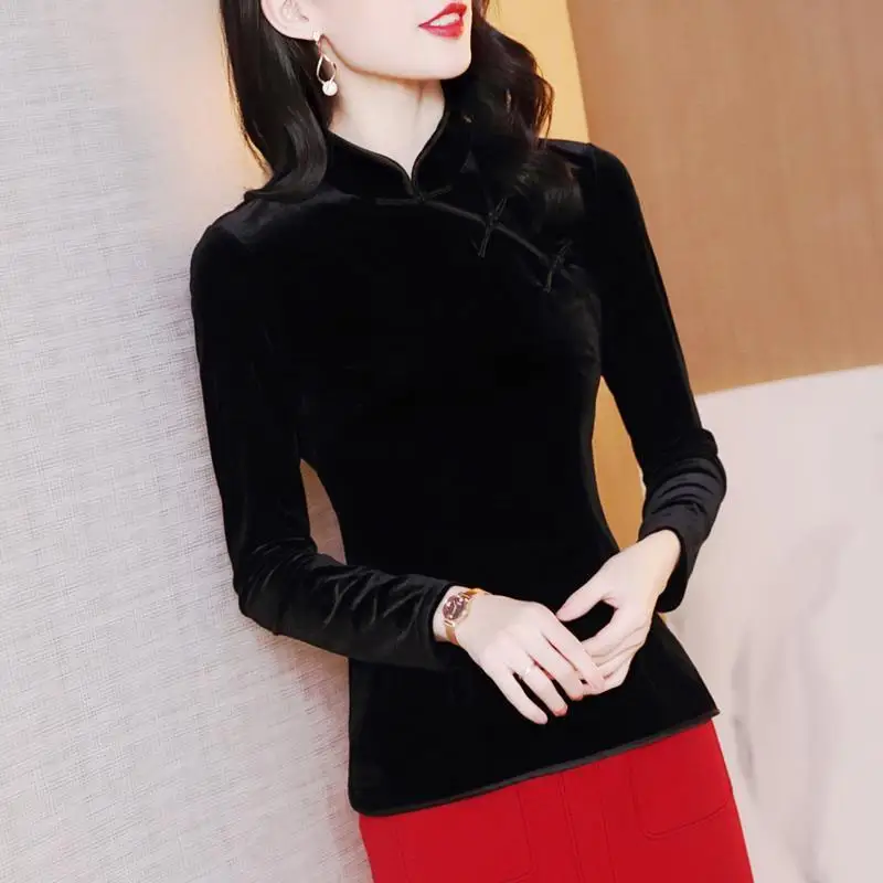 Embroidery Hanfu Top Women Elegant Blouse National Style Spring Summer New Loose Vintage Traditional Chinese Tang Suit 3XL