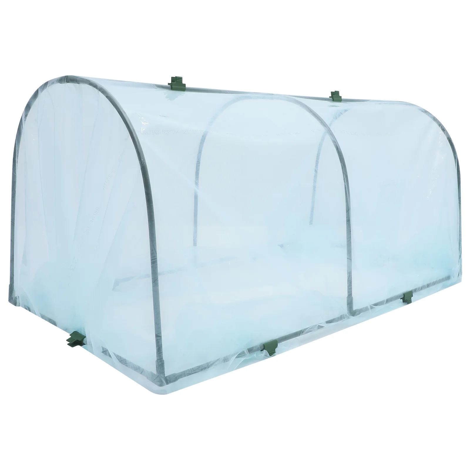 

Greenhouse Insulation and Rain Protection Vegetables Grow Plant Heat Preservation Cover Flower with Bracket Waterproof