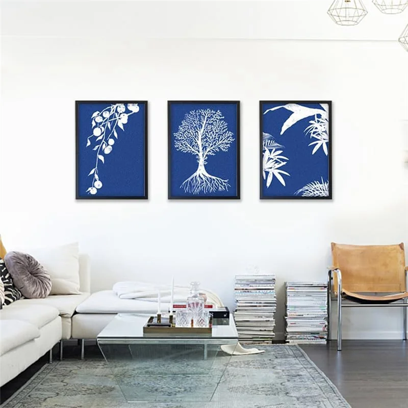 Cyanotype Paper Kit 30 Sheets Cyanotype Paper, Sun Art Paper Kit, Solar Drawing Paper Nature Printing for Kids Adults Arts Crafts