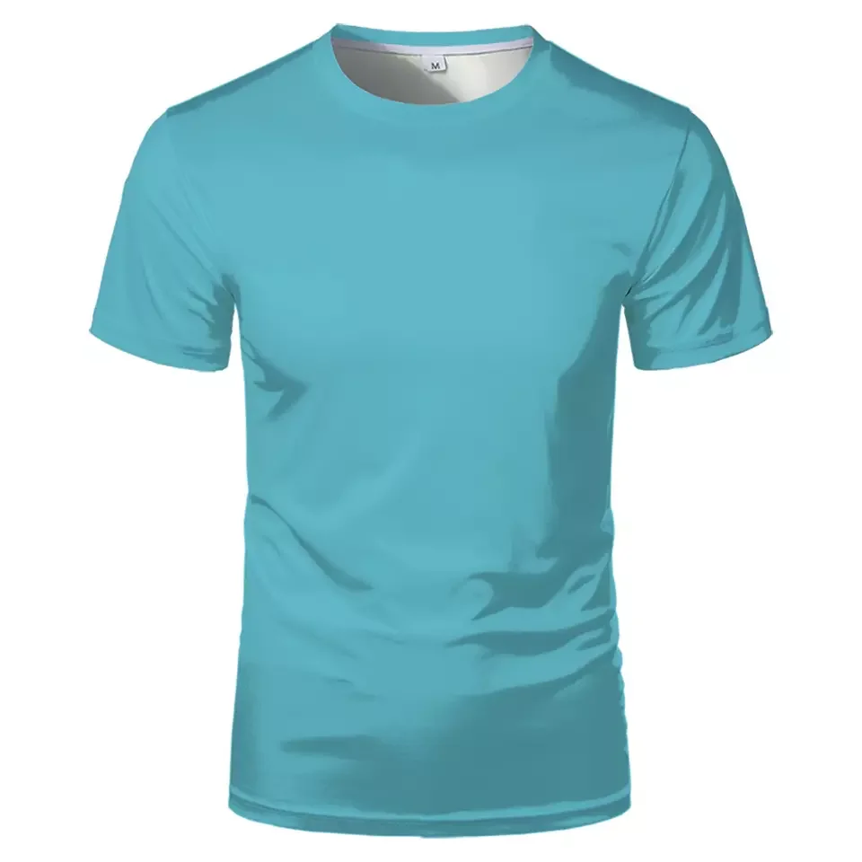 Men's Solid Color Heat Transfer Printing Short-sleeved Modal Advertising Shirt  Blank T-shirt Sublimation T-shirt Culture Shirt - T-shirts - AliExpress