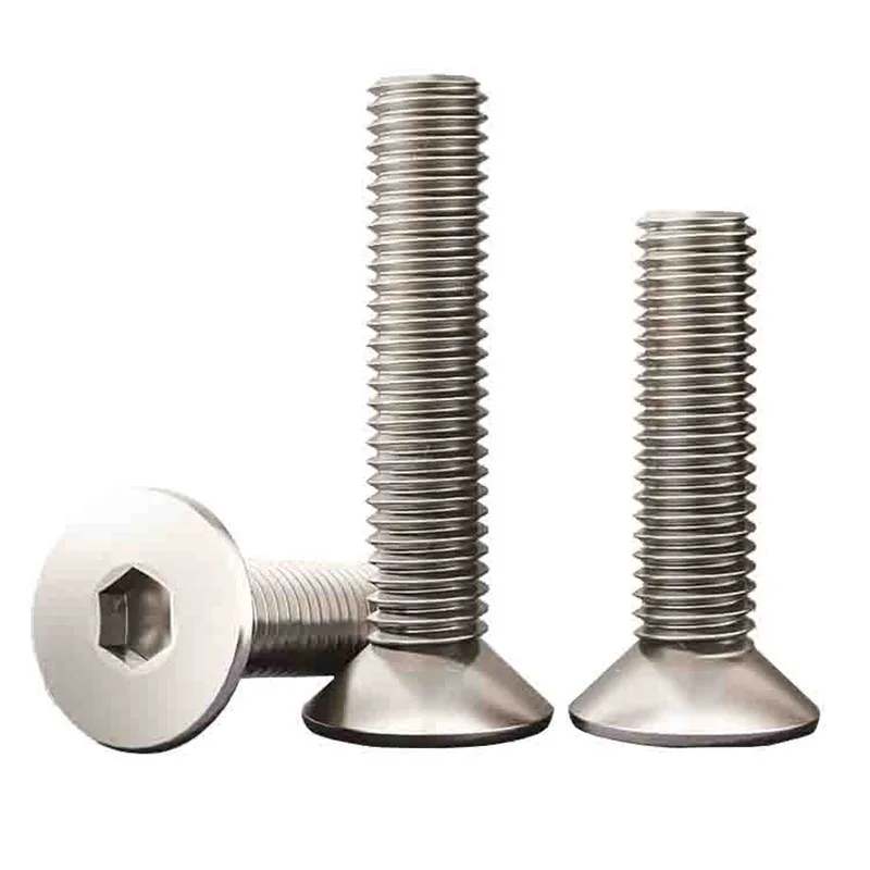 

10Pc Grade 10.9 M1.6 M2 M2.5 M3 M4 M5 M6 M8 Alloy Steel Hexagon Groove Screws Hex Flat Countersunk Head Allen Machine Screw Bolt