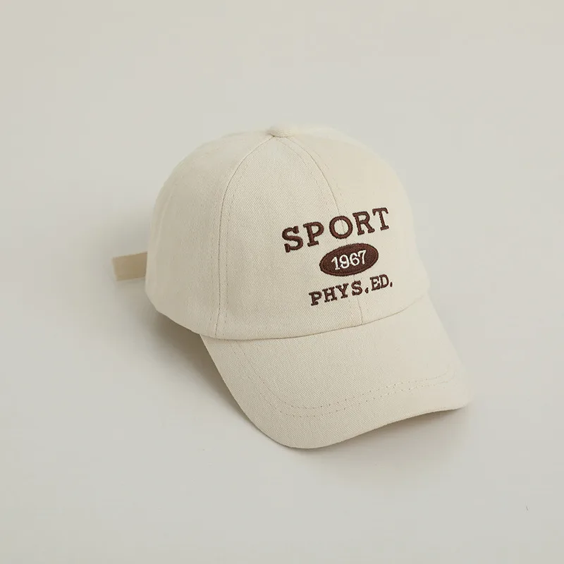 Baseball Cap Baby Hat Kids Sun Hat Fashion Spring Autumn Children Girls Boys Sun Hat Solid Letter Kids Baseball Cap Outdoor Adjustable Visor Baby Cap