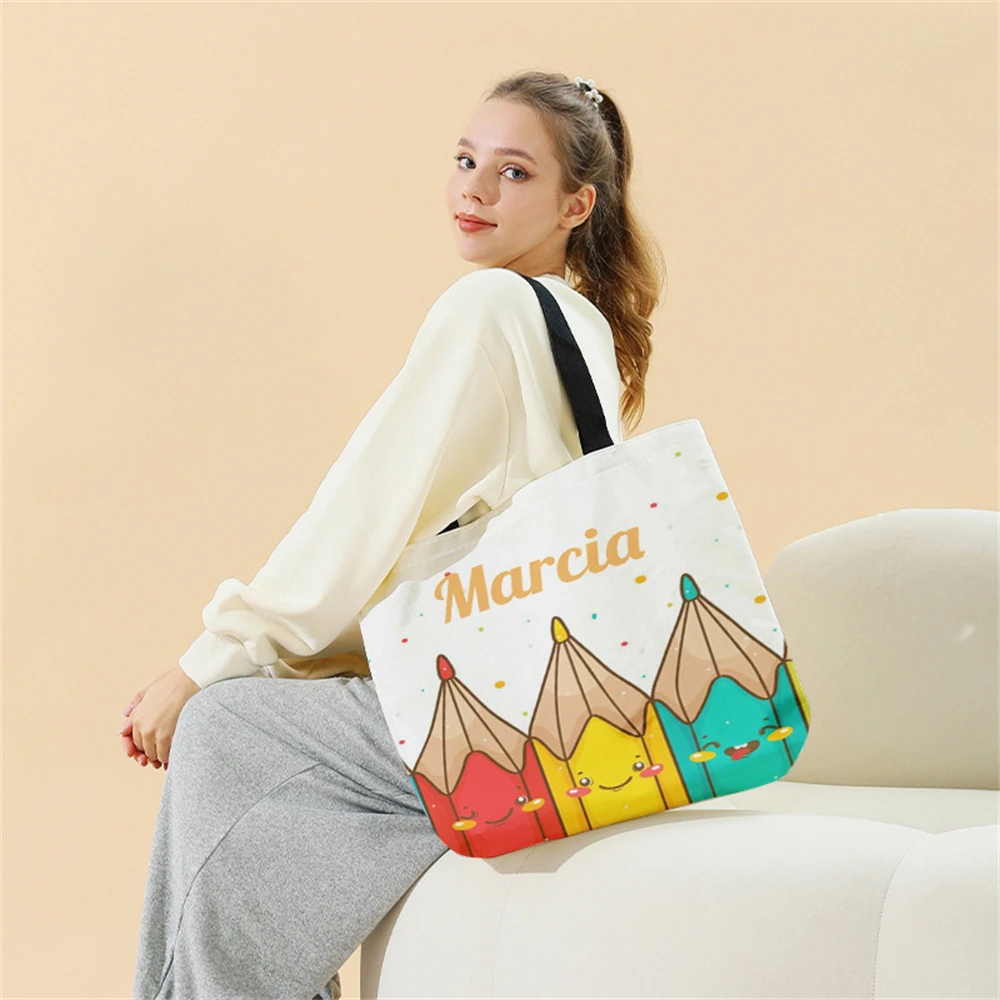 New women's tote bag, customized photo shopping bag, can be customized according to your unique design