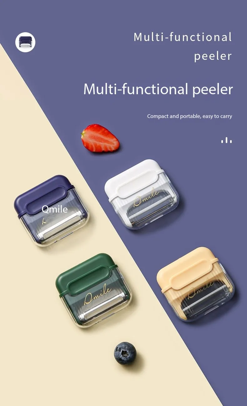 Description Picture 2 of itemPortable Fruit Peeler Magnetic Peeler Home Multi-Function Fruit Peeling Knife Scraper Vegetable Apple Potato Peeling Too