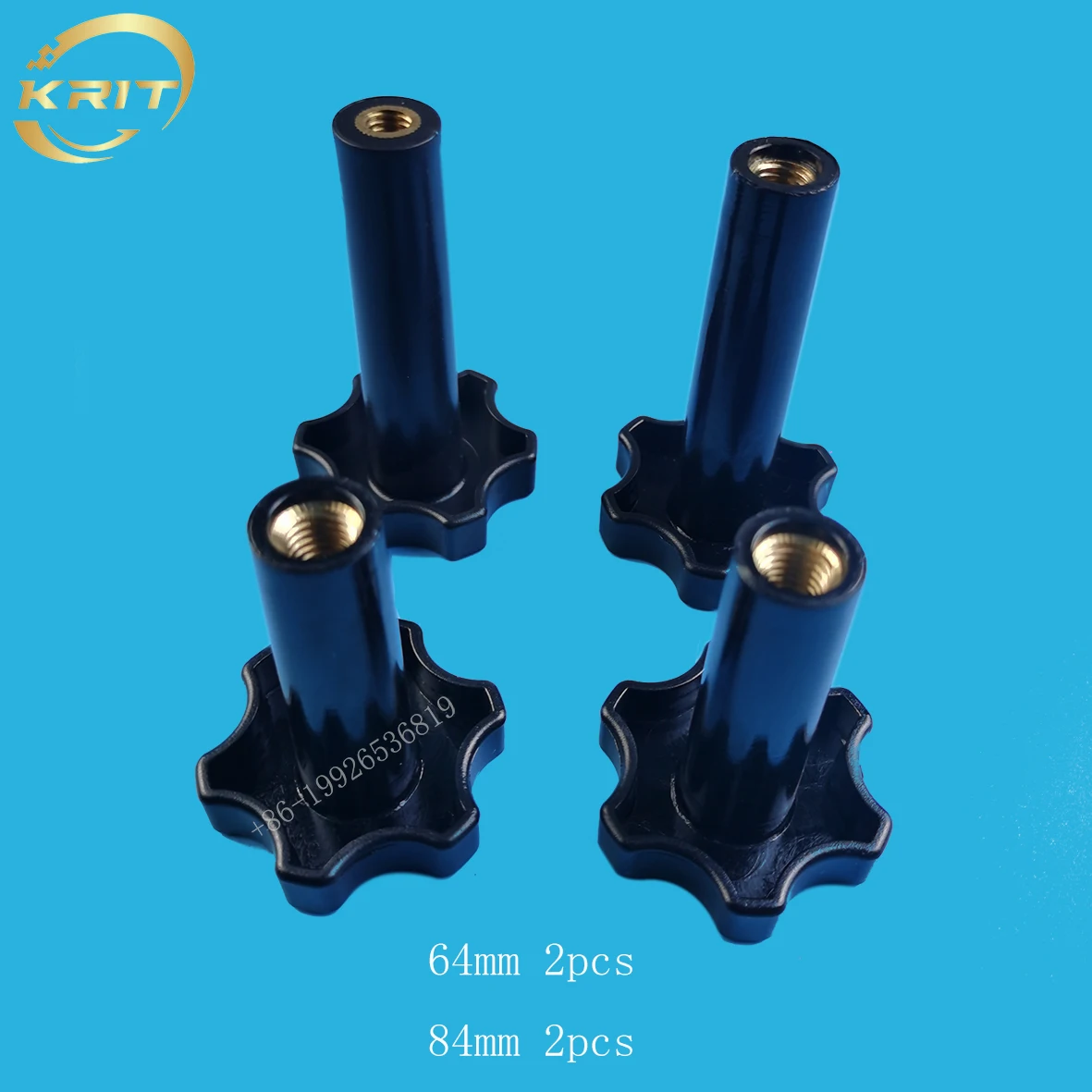 M10 Plastic Screws Black Color 4 In 1 Tight Nuts New Fittings Clamping Bolts YKF Soft Ice Cream Machines Accessories ice cream machine parts