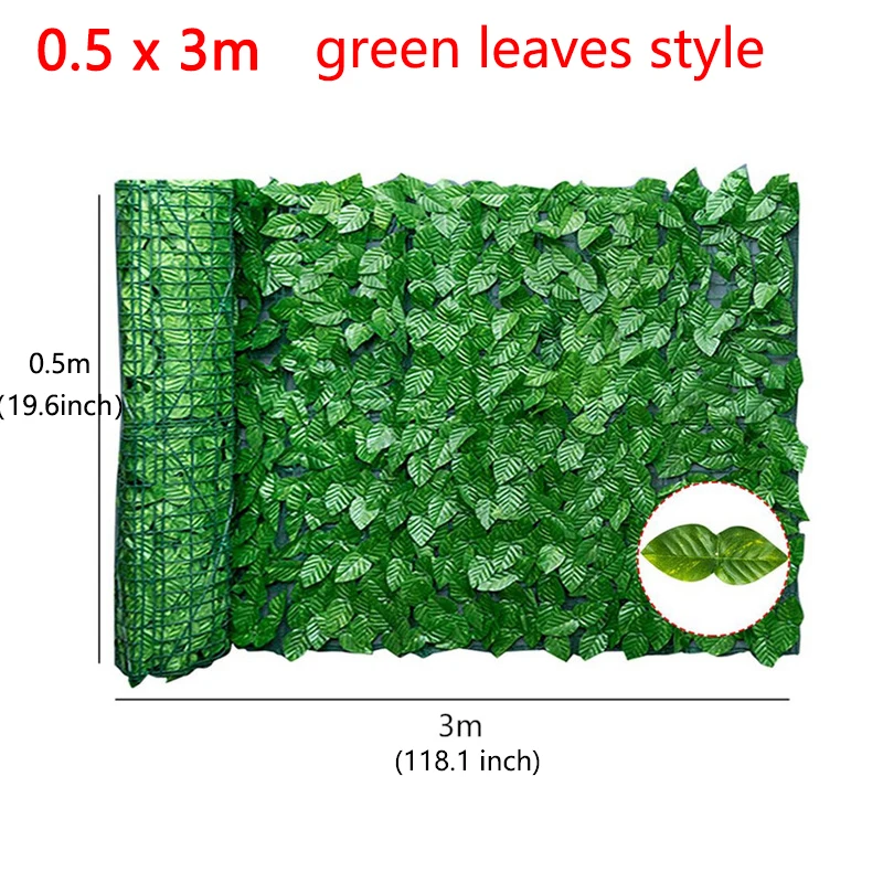 0.5 x3M green leaves