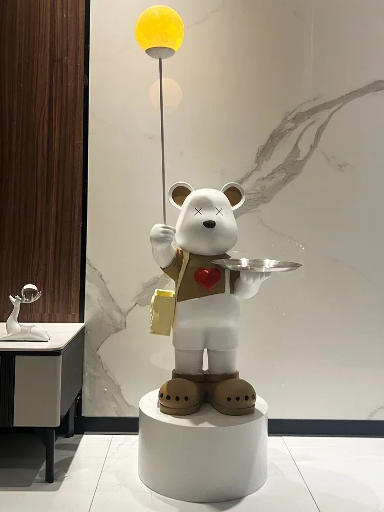 Large Ornaments Floor Violent Bear Housewarming Gift Living Room TV Cabinet Sofa Floor Cartoon Large Soft Decoration 4