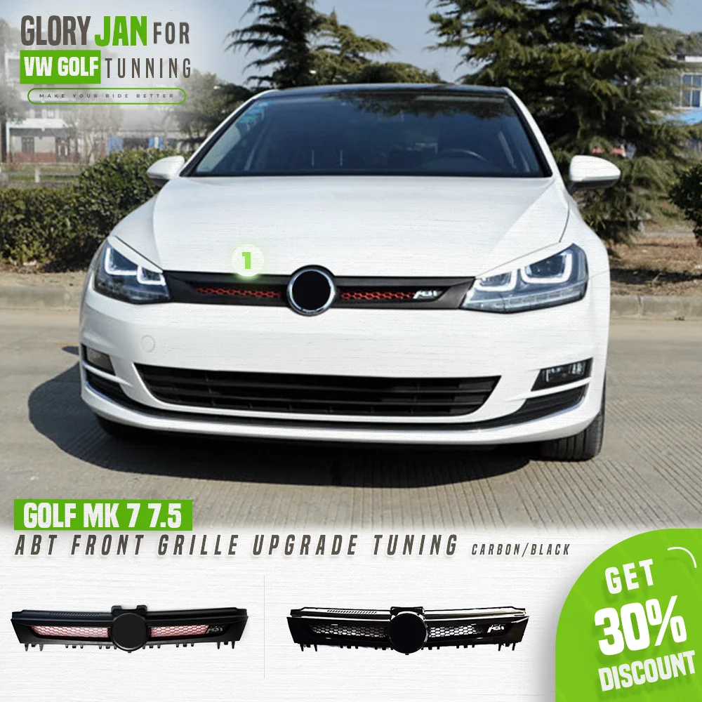 ゴルフ7 ABTグリル ABT Front Grille For VW Golf MK 7 7.5 2014- 2020 New