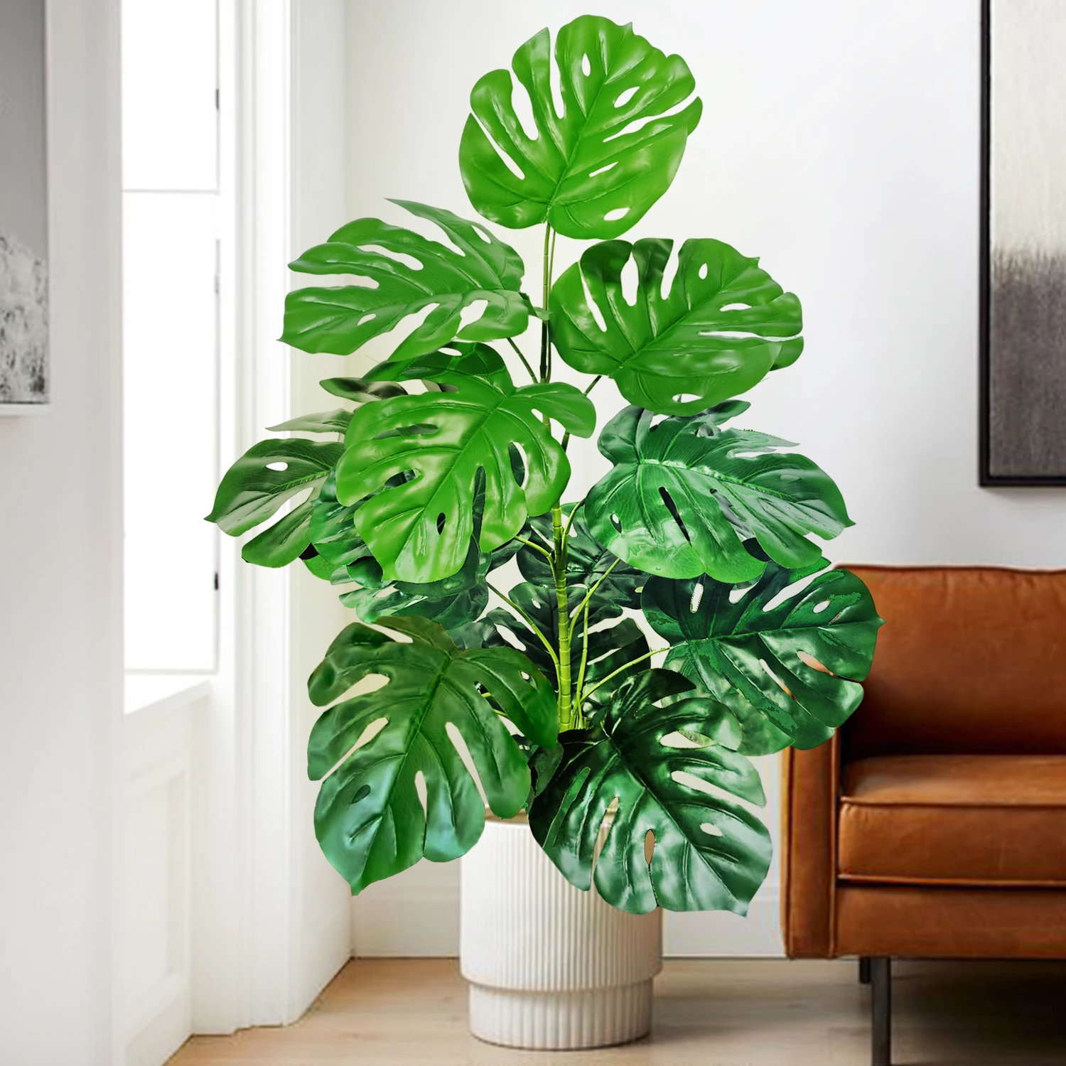 Ornamental Artificial Monstera Plant