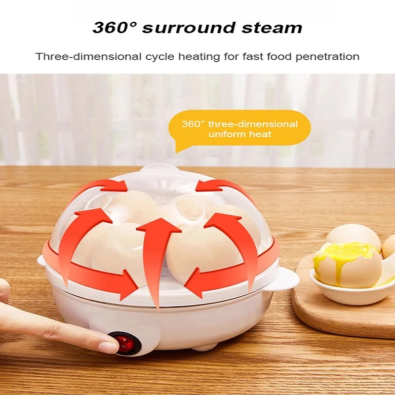Electric Hard Boiled Egg Maker Egg Steamer Multifunction Mini Breakfast