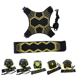 Soccer Ball Training Adjustable Trainer Elastic Belt Nylon Cloth Soccer Trainer Solo Belt Elastic Auxiliary Fitness Equipment