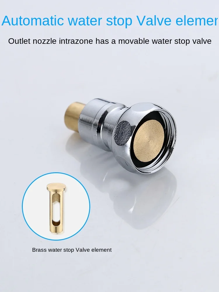 Washing Machine Faucet Automatic Stopcock Full Brass Construction Anti-dislodgement Feature Spigot