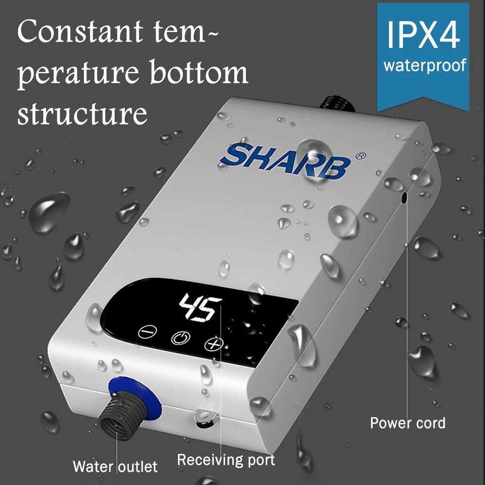 Eu/us Plug 5500w Electric Thankless Mini Instant Hot Water Heater 220/110v Bathroom Faucet Tap