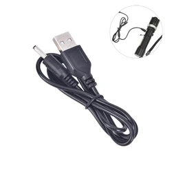 USB To DC3.5mm Power Cable Power Charging Cable For LED Flashlight Torch Electric Toothbrush USB Cable 70cm