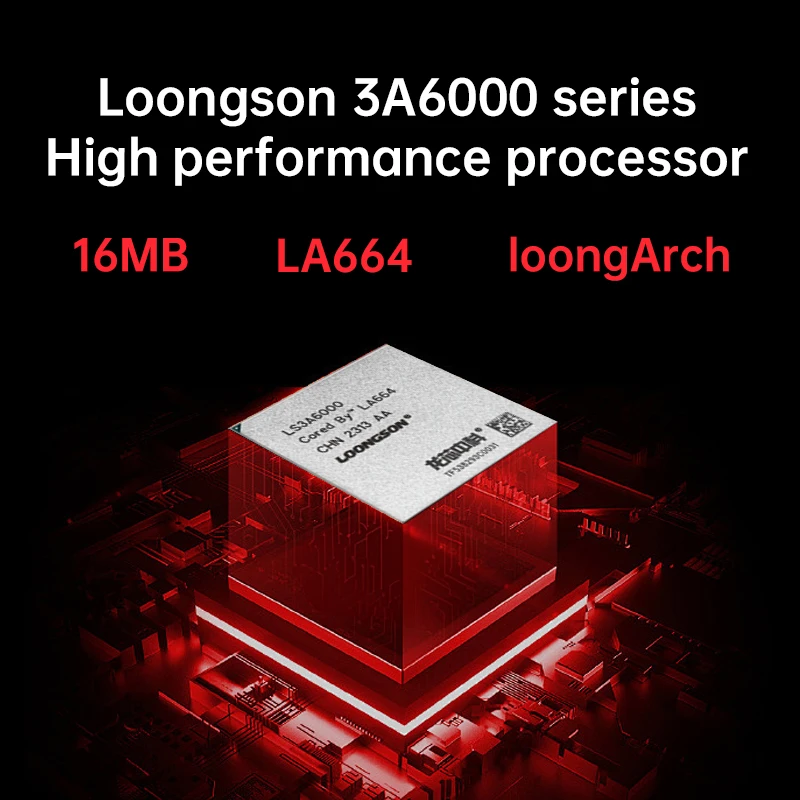MOREFINE Mini Host M700S Loongson CPU 3A6000 High